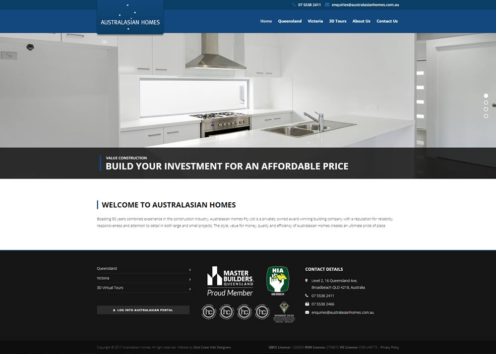 Australasian Homes Homepage
