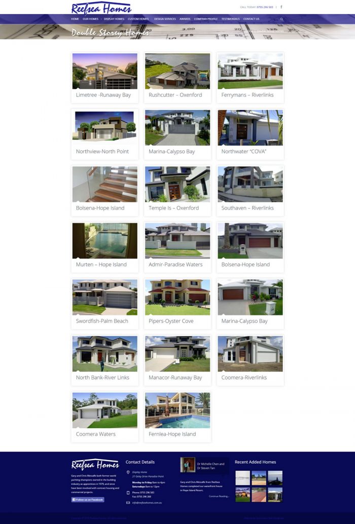 Reefsea Homes Double Storey Homes page Reefsea Homes Double Storey Homes page