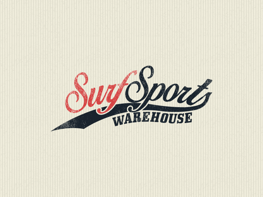 Surf Sports Warehouse Logo Design