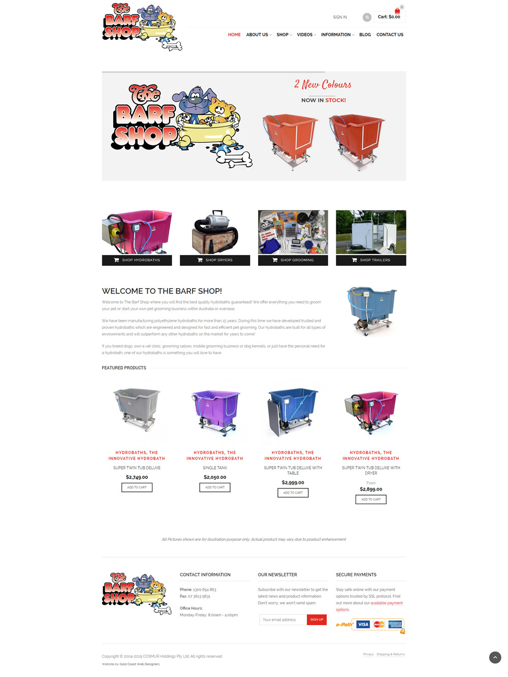 The Barf Shop Homepage