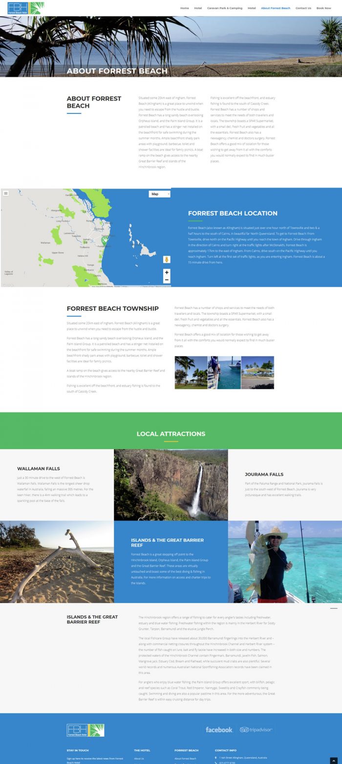 The Forrest Beach Hotel About