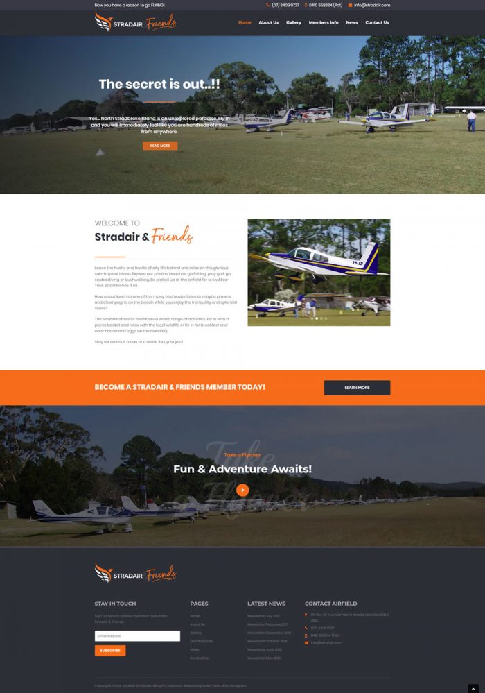 Stradair & Friends Homepage